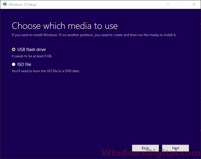 Create bootable USB Windows 10/11