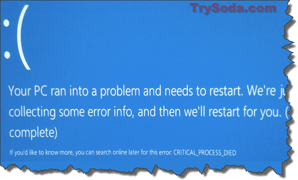Critical Process Died BSOD Windows 10/11