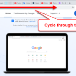 Cycle through tabs Chrome