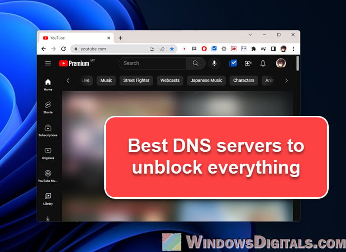 DNS Servers to Unblock Websites and Everything