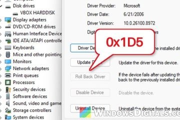DRIVER_PNP_WATCHDOG (0x1D5) Blue Screen Boot Loop in Windows 11