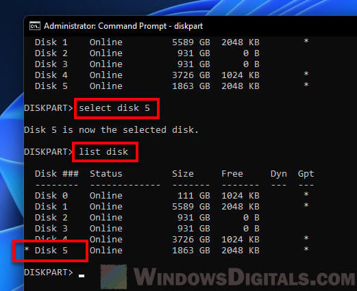 Delete EFI System Partition