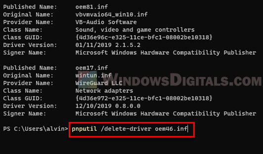 Delete Wdcsam64_prewin8.sys Windows 11
