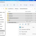 Delete Windows Update Files Windows 11 Manually