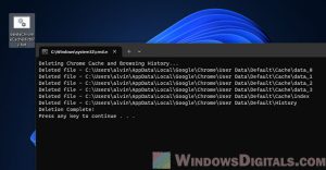 delete cmd history windows