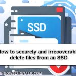 Delete specific files permanently SSD Windows 11 10