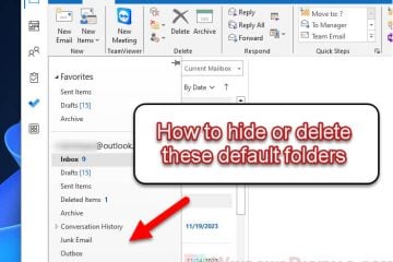 Deleting or Hiding Default Folders in Outlook