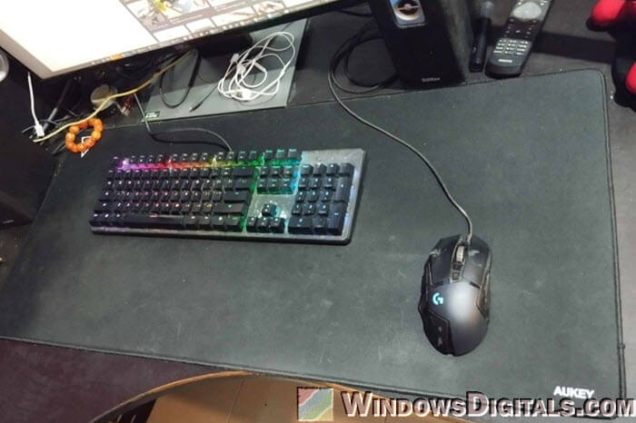 Desk Mat to reduce keyboard sound on mic