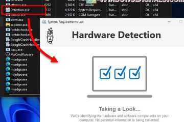 Detection.exe System Requirements Lab