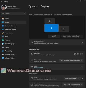 Multiple Display Screen Resolution Resolution Changes When Moving Window to 2nd Monitor