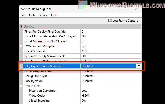 Disable ASW (Asynchronous Spacewarp) For Oculus Quest 3