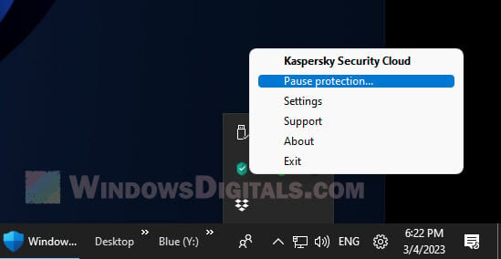 Disable Antivirus Software