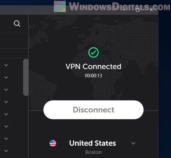 Use a VPN to connect busy website