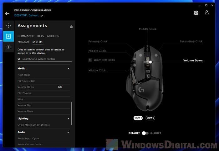 Disable mouse scroll volume control