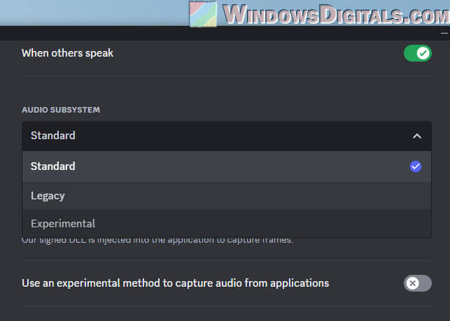 Discord Audio Subsystem