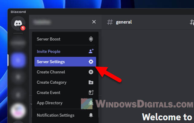 Discord Server Settings