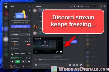 Discord Stream Keeps Freezing