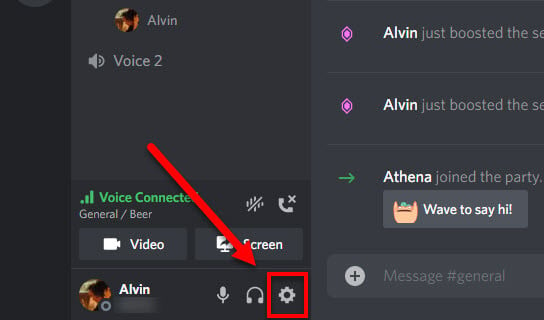 Discord text chat lags while in game