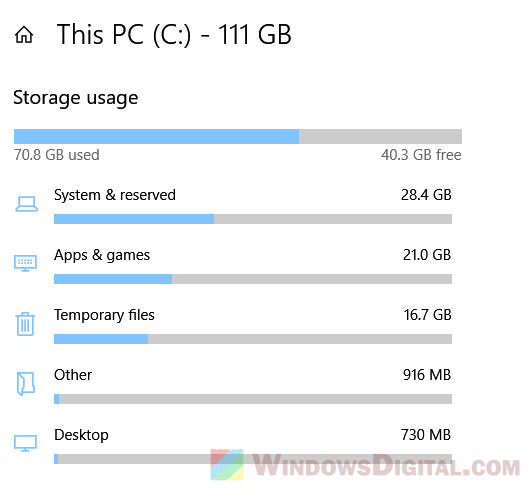 compress your os drive disk cleanup windows 10