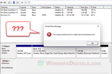 Disk Management Freezes when initializing SSD or HDD