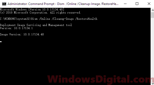 Dism command tool