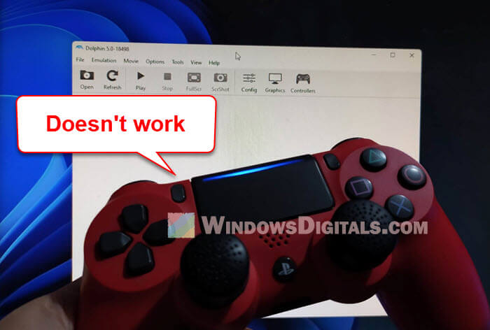 Dolphin Emulator controller not working