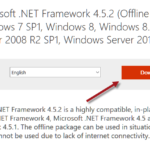 Download .NET Framework 4.5 Offline Installer Windows 7 64-bit