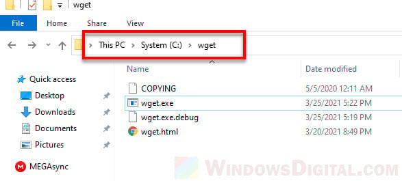 Download Files From Web Directory Website Folder in Windows 10