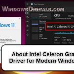 Download Intel Celeron Graphics Driver for Windows 11 10