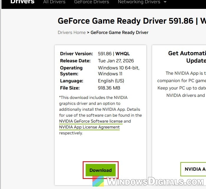 Download NVIDIA GeForce driver for Meta Quest Link