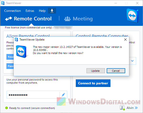 teamviewer free download windows 10