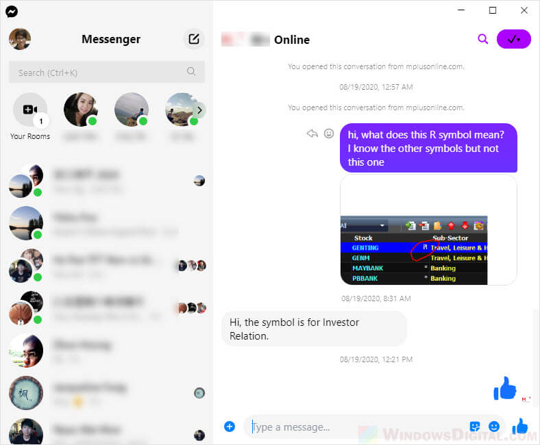 Download and Install Facebook Messenger on Windows 10 PC