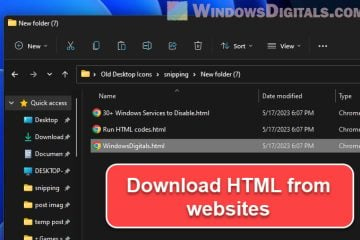 Downloading HTML from a Website