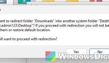 Downloads Folder Merged with Desktop in Windows 11