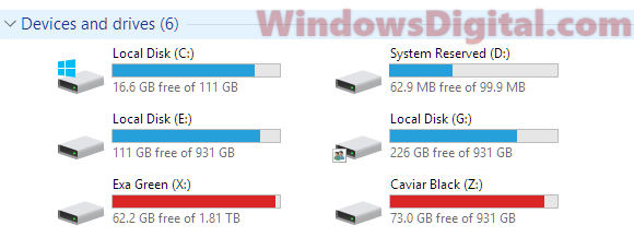 Drives full but Windows needs more space