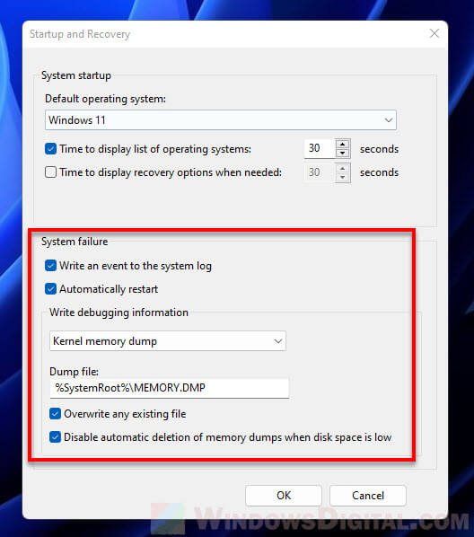 Dump file creation failed due to error Event 161 volmgr