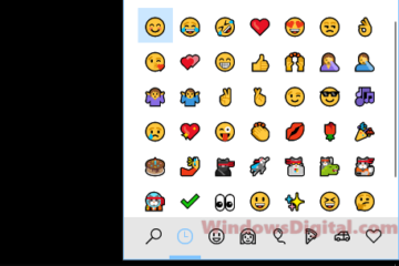 Emoji Panel Keyboard Shortcut Windows 10 Not Working