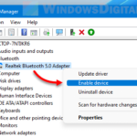 Enable Bluetooth adapter Windows 11