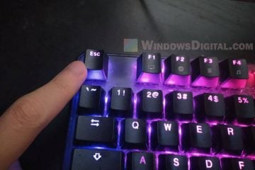 Esc Key Not Working