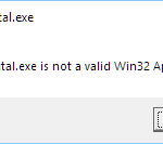 .Exe Is Not a Valid Win32 Application