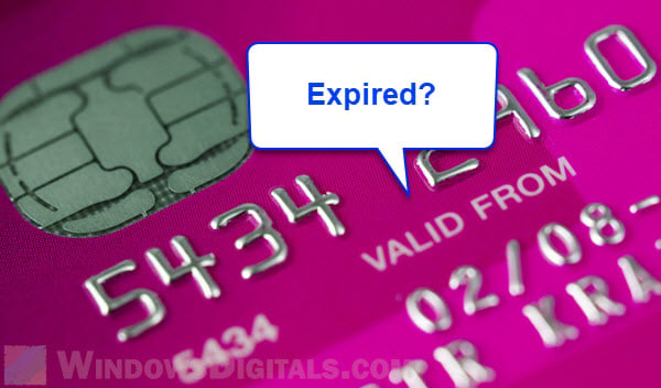 Expired Credit Card
