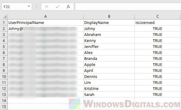 Export Office 365 user licenses using PowerShell
