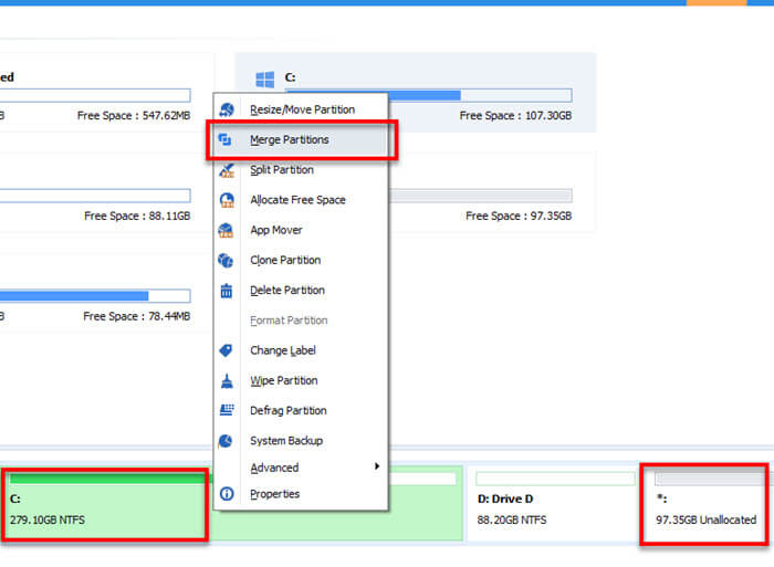 Extend C drive Unallocated not adjacent Windows 11