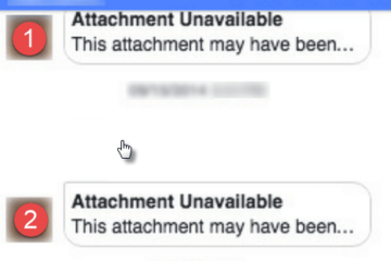 Facebook Attachment Unavailable Error Messenger