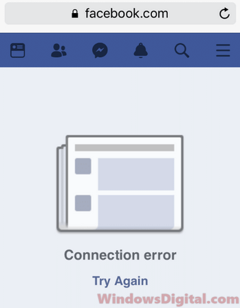 Facebook Connection Error Inages - Colaboratory