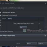 Failed to Add New Steam Library Folder