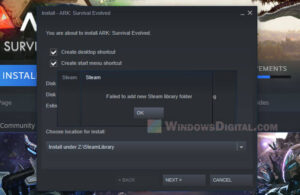 Fix: "Failed to Add New Steam Library Folder"