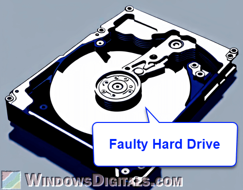 Faulty Hard Disk Drive or SSD
