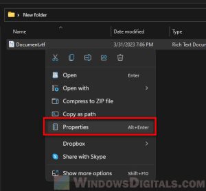 "File not found or no read permission" in Windows 11