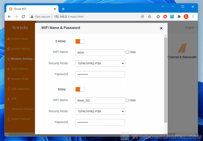 Find my WiFi password in Windows 11